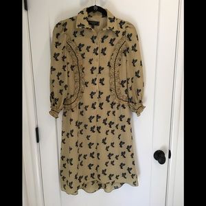 Max Studio London Raven Print Dress